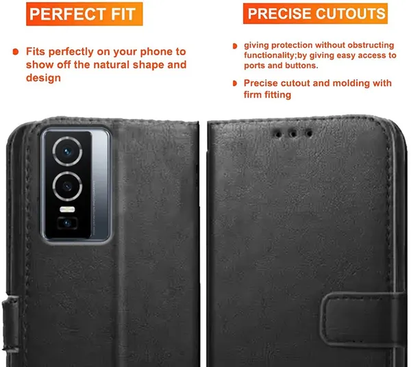 Black_Artificial_Leather_Vivo_Y76_5G_Back_Cover