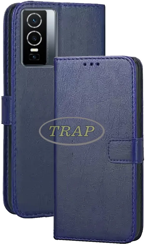 Blue_Artificial_Leather_Vivo_Y76_5G_Back_Cover
