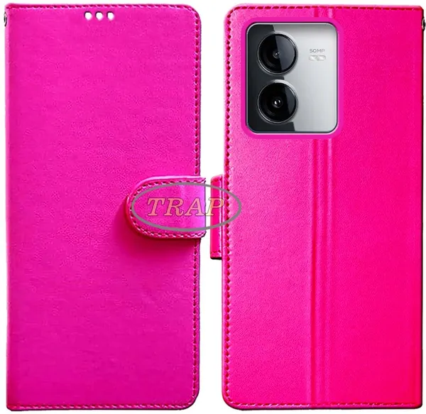 Pink_Artificial_Leather_Vivo_Y78T_Back_Cover