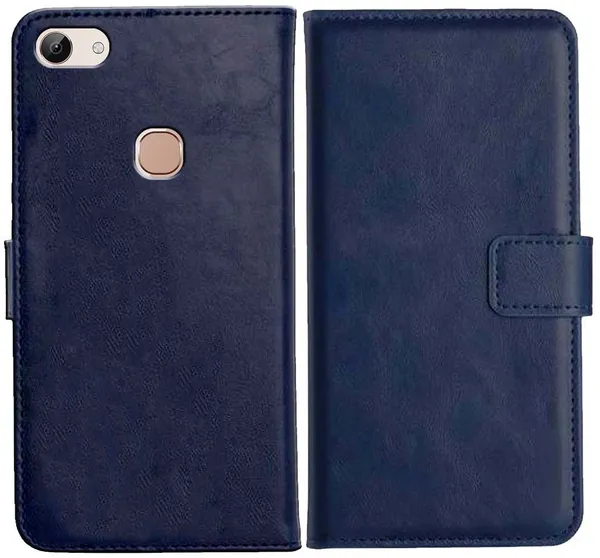 Blue_Leather_Vivo_Y83_Flip_Cover