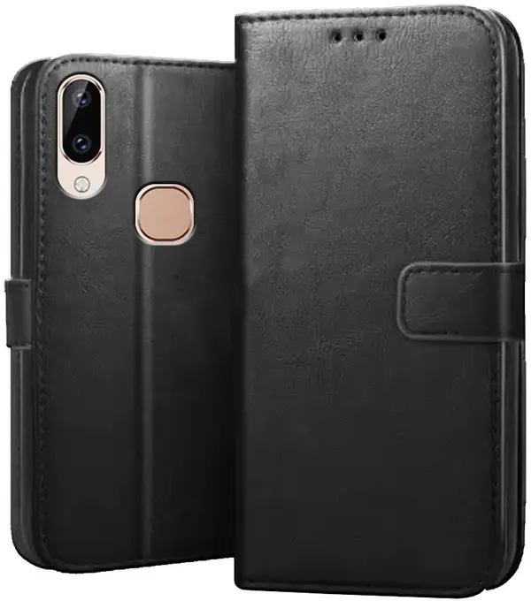Black_Leather_Vivo_Y83_Pro_Flip_Cover