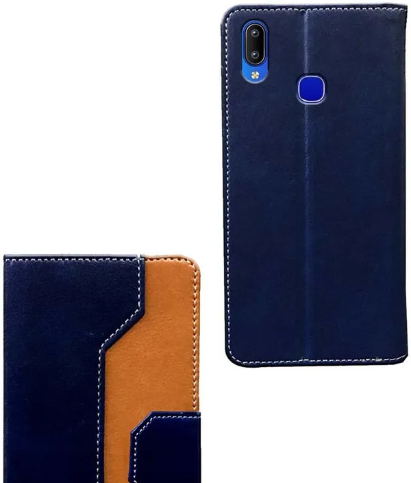 Multicolor_Artificial_Leather_Vivo_Y91_Flip_Cover