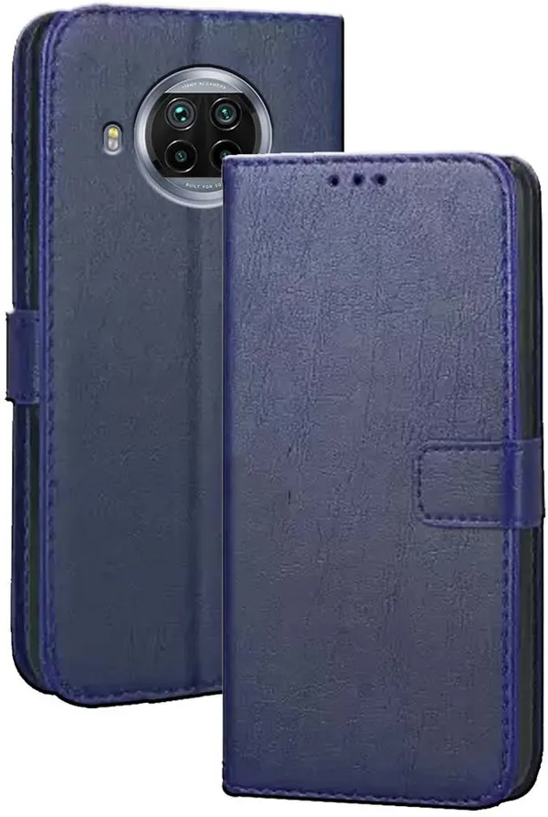 Blue_Artificial_Leather_Xiaomi_Mi_10i_Flip_Cover