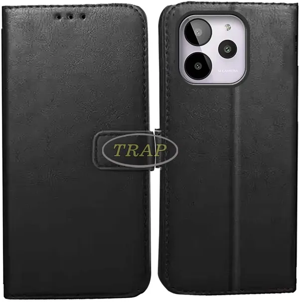 Black_Artificial_Leather_Lava_Yuva_2_Pro_Back_Cover