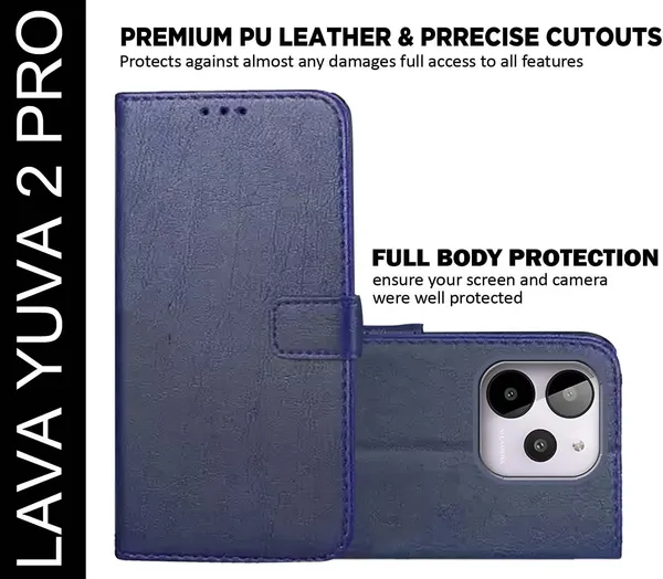 Blue_Artificial_Leather_Lava_Yuva_2_Pro_Back_Cover