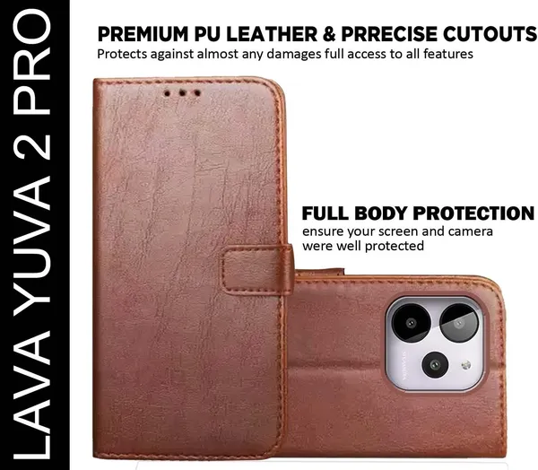 Brown_Artificial_Leather_Lava_Yuva_2_Pro_Back_Cover