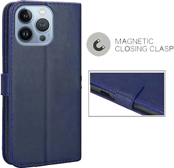 Blue_Artificial_Leather_Apple_iPhone_13_Pro_Max_Back_Cover
