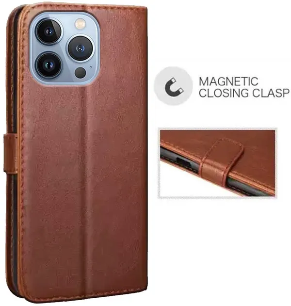 Brown_Artificial_Leather_Apple_iPhone_13_Pro_Max_Back_Cover