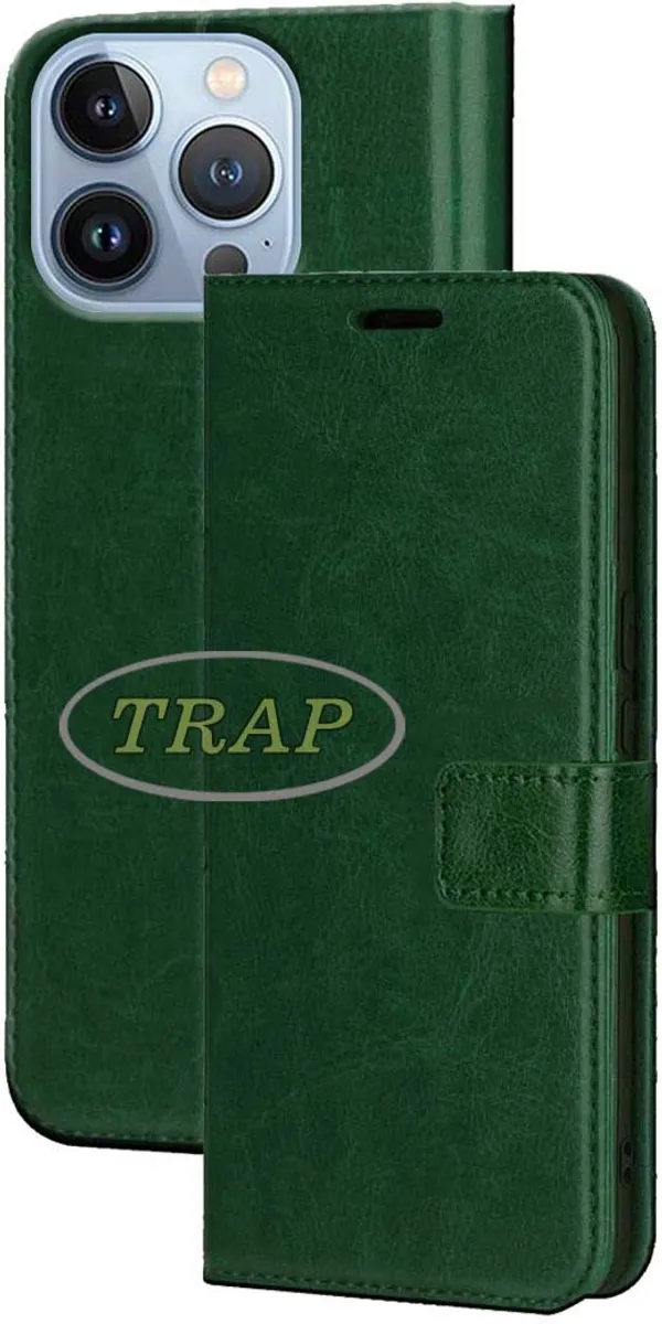 Green_Artificial_Leather_Apple_iPhone_13_Pro_Max_Back_Cover