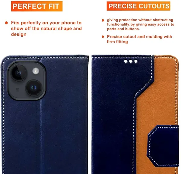 Multicolor_Artificial_Leather_iPhone_14_Back_Cover