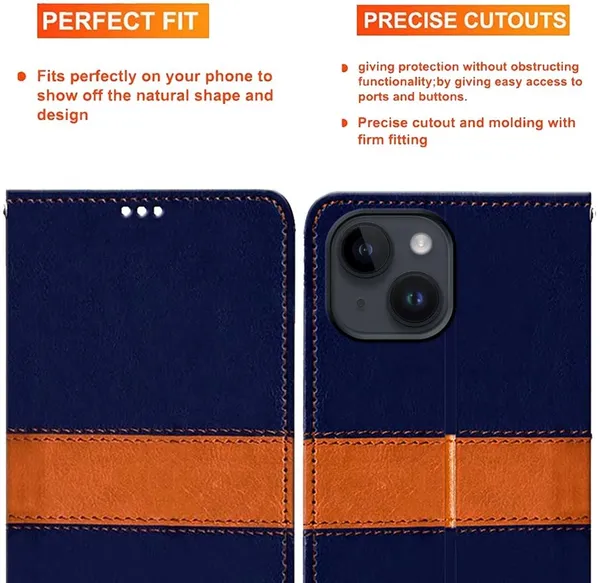 Multicolor_Artificial_Leather_iPhone_14_Back_Cover