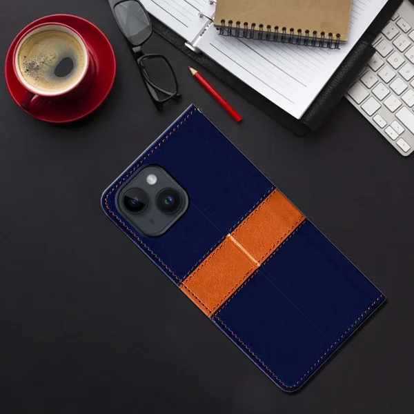 Multicolor_Artificial_Leather_iPhone_14_Back_Cover