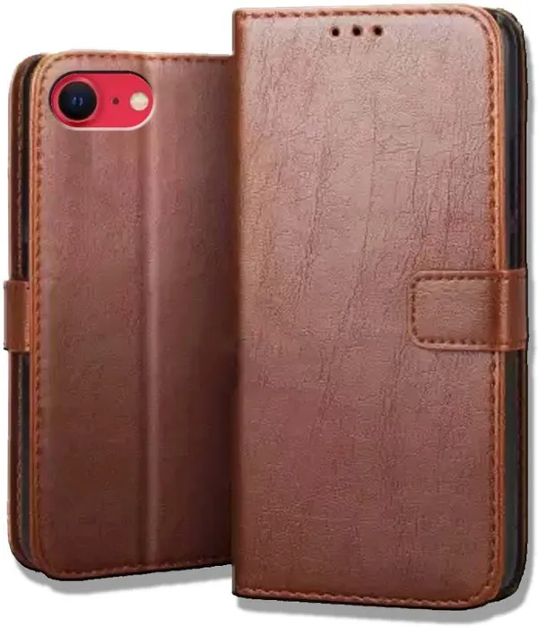 Brown_Leather_Apple_iPhone_Se_2020_Flip_Cover