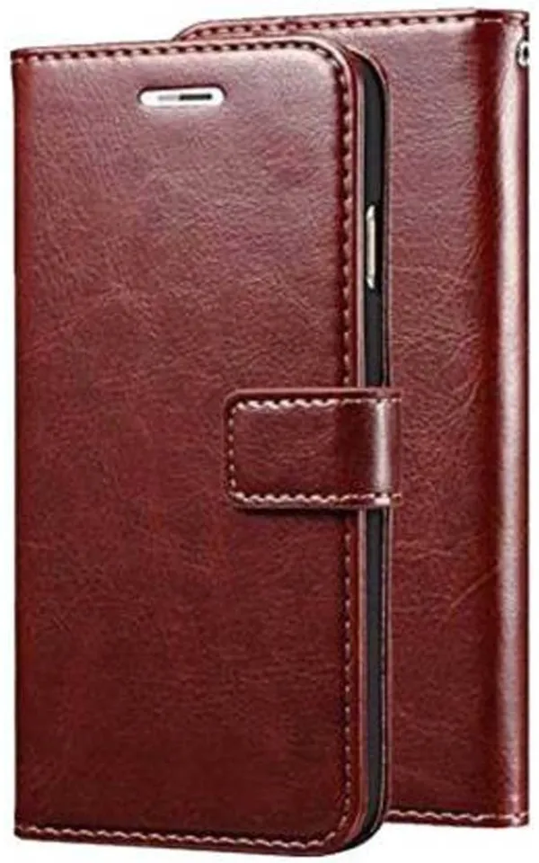 Brown_Artificial_Leather_iQ00_Z3_5G_Flip_Cover