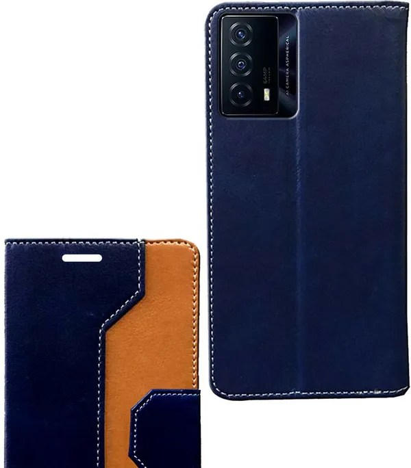 Multicolor_Artificial_Leather_Vivo_iQOO_Z5_Back_Cover