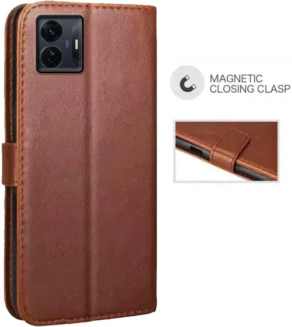 Brown_Artificial_Leather_iQOO_Z6_Pro_5G_Back_Cover