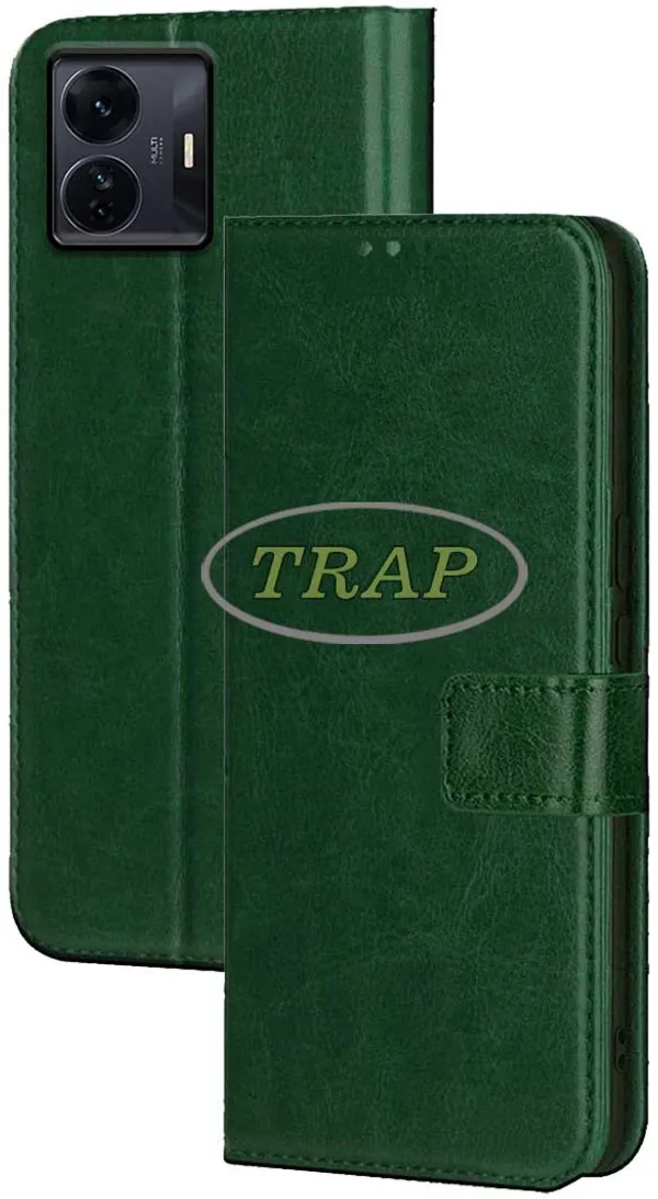 Green_Artificial_Leather_iQOO_Z6_Pro_5G_Back_Cover
