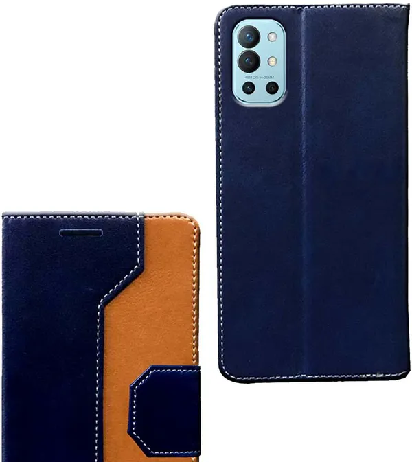 Multicolor_Artificial_Leather_OnePlus_9R_Flip_Cover