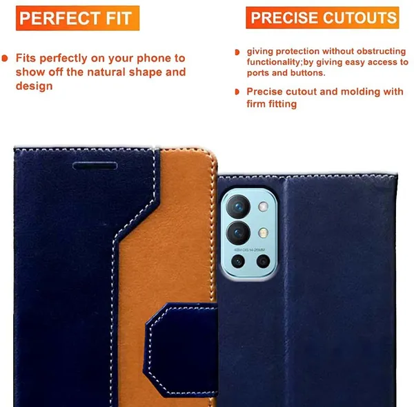 Multicolor_Artificial_Leather_OnePlus_9R_Flip_Cover