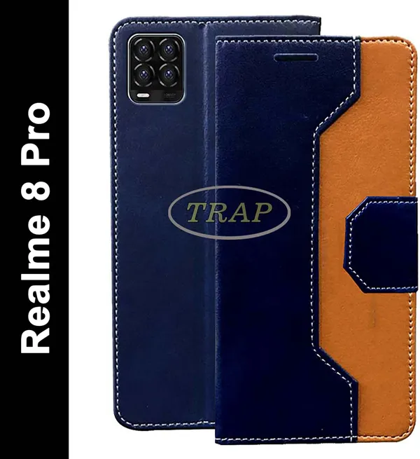 Multicolor_Artificial_Leather_Realme_8_Pro_Flip_Cover