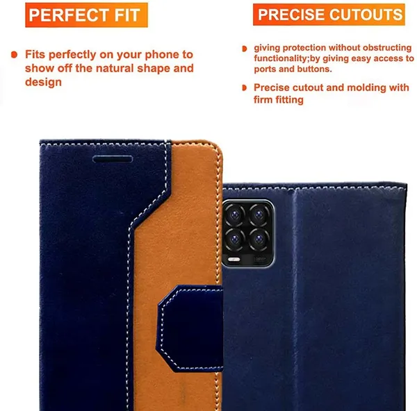 Multicolor_Artificial_Leather_Realme_8_Flip_Cover