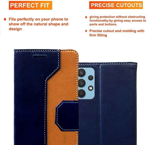 Multicolor_Artificial_Leather_Samsung_Galaxy_A32_Flip_Cover