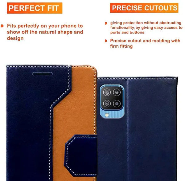 Multicolor_Artificial_Leather_Samsung_Galaxy_F12_Flip_Cover