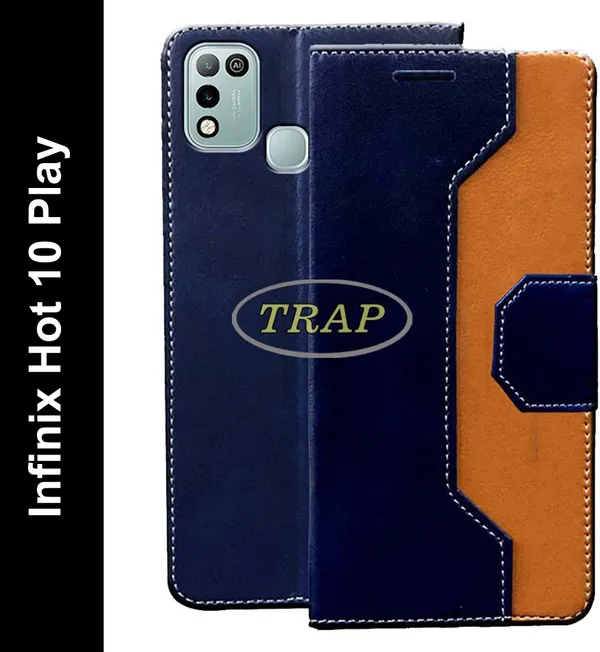 Multicolor_Artificial_Leather_Infinix_Hot_10_Play_Flip_Cover