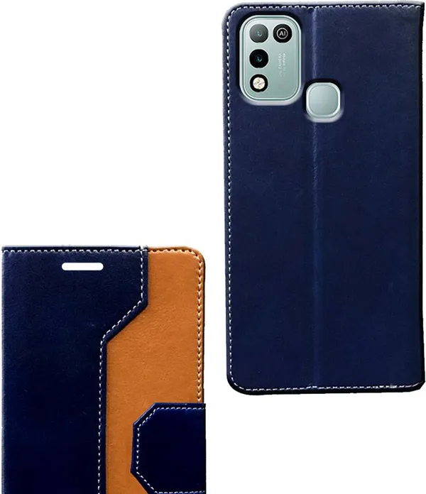 Multicolor_Artificial_Leather_Infinix_Hot_10_Play_Flip_Cover