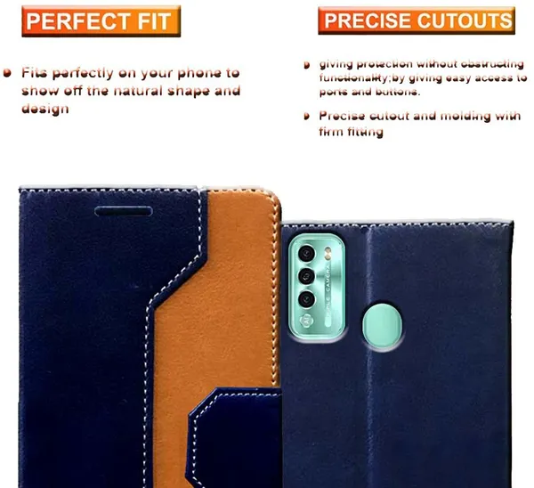 Multicolor_Artificial_Leather_Itel_Vision_2_Flip_Cover