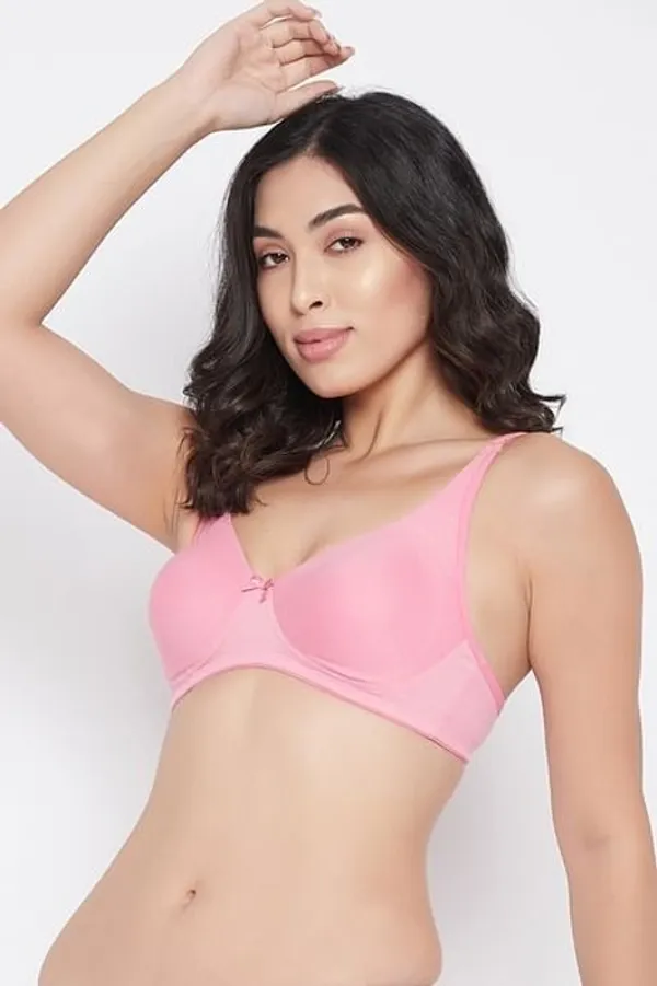 Maroon_&_Pink_Cotton_Blend_T-Shirt_Bra_for_Women_Pack_of_2
