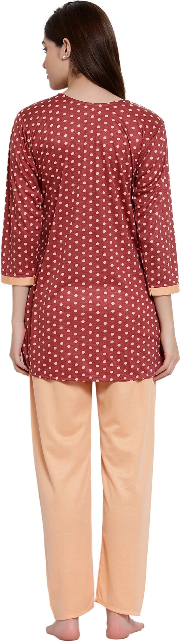 ORANGE_Printed__Cotton_Top_&_Pyjama_Set