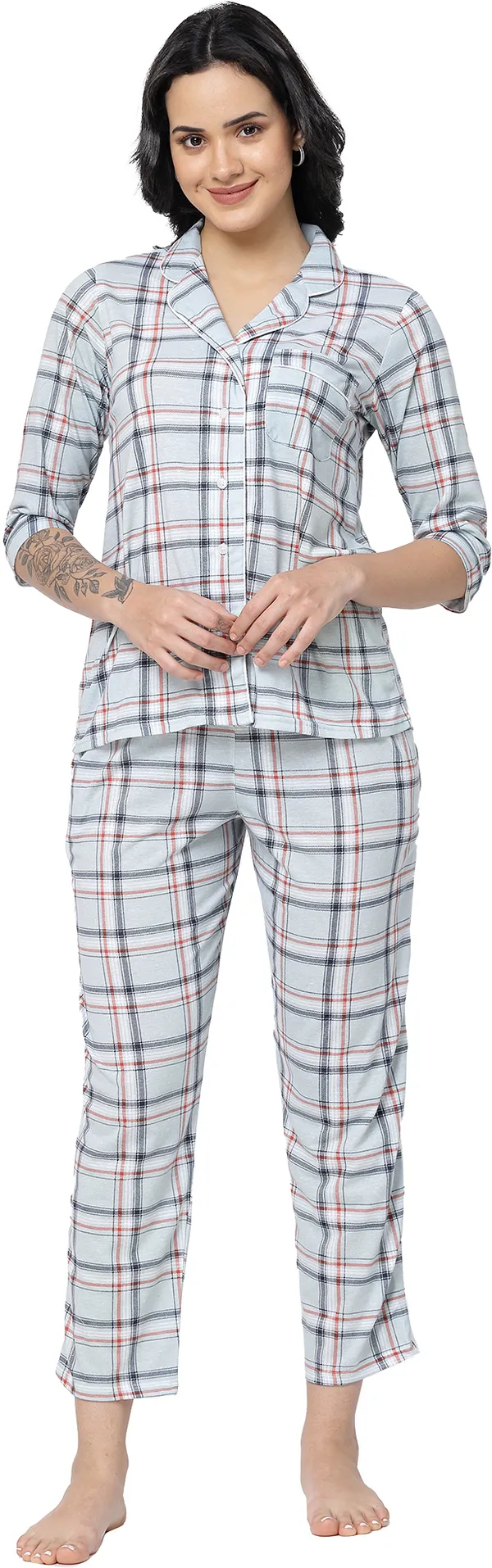 Grey_Printed__Cotton_Night_Suit_Set