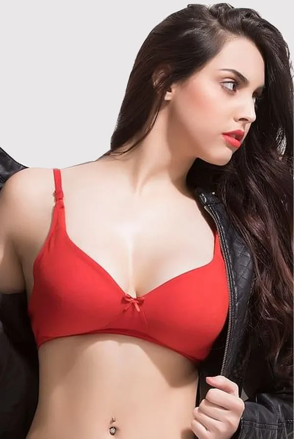 Red_Cotton_Blend_T-Shirt_Bra_for_Women_Pack_of_1
