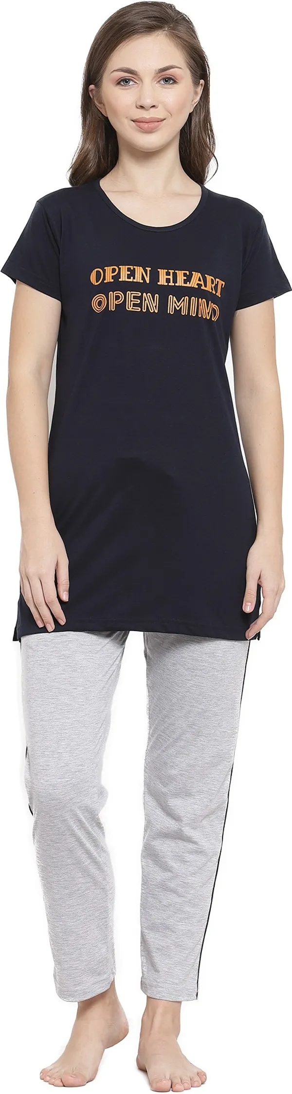Grey_&_Black_Printed__Cotton_Blend_Top_&_Pyjama_Set