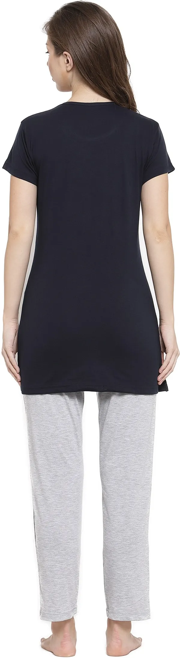 Grey_&_Black_Printed__Cotton_Blend_Top_&_Pyjama_Set
