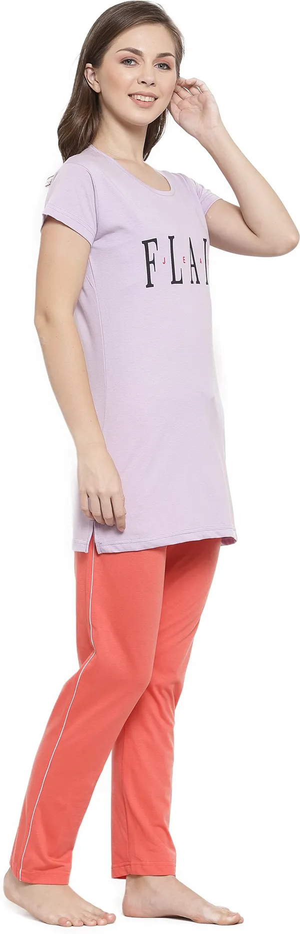 Orange_&_Purple_Printed__Cotton_Blend_Top_&_Pyjama_Set