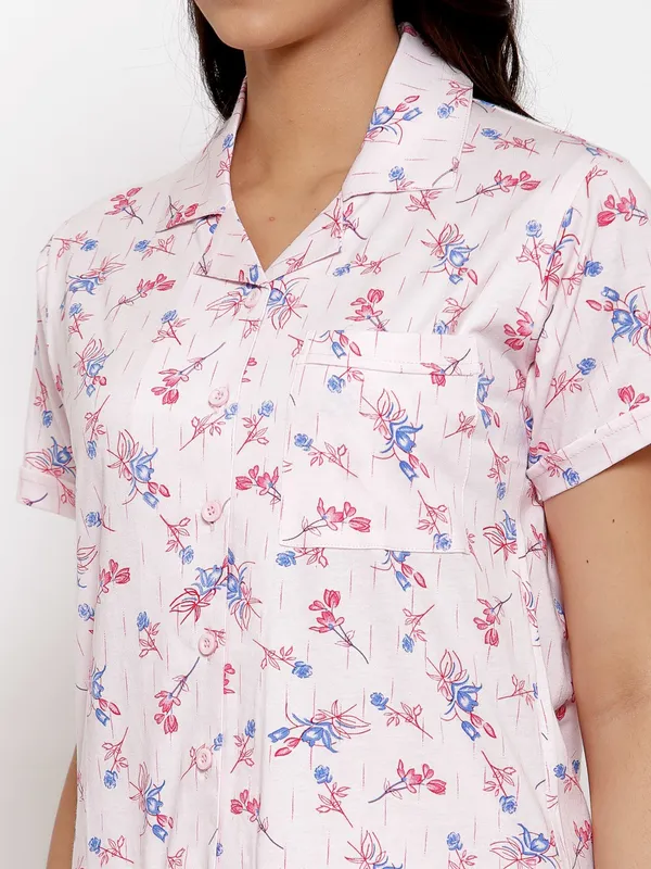 PINK_Printed__Cotton_Shirt_&_Pyjama_set