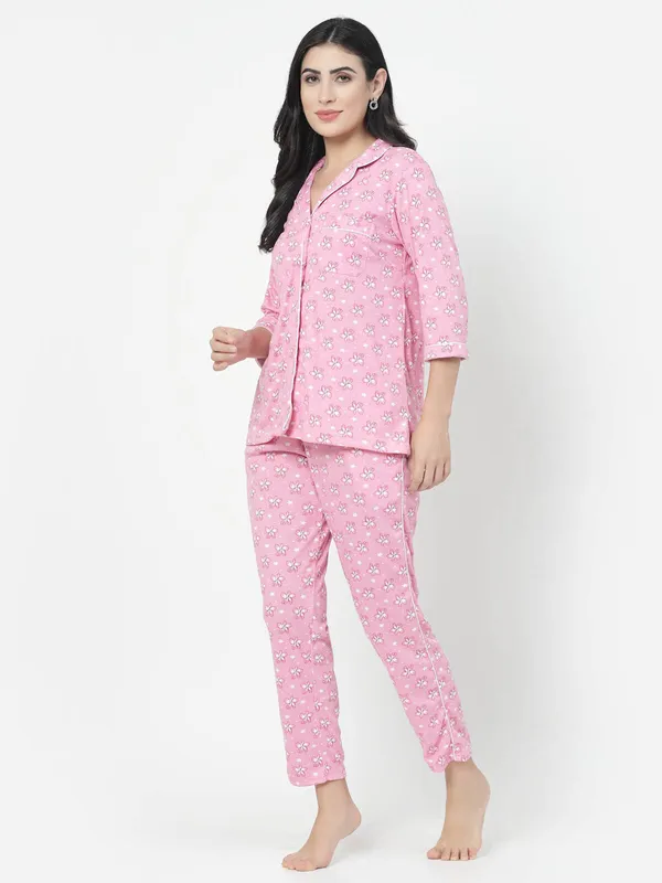 Pink_Printed__Cotton_Blend_Shirt_&_Pyjama_set