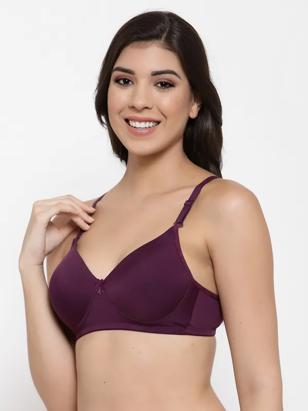 Purple_Elastane_Full_Coverage_Bra_for_Women_Pack_of_1