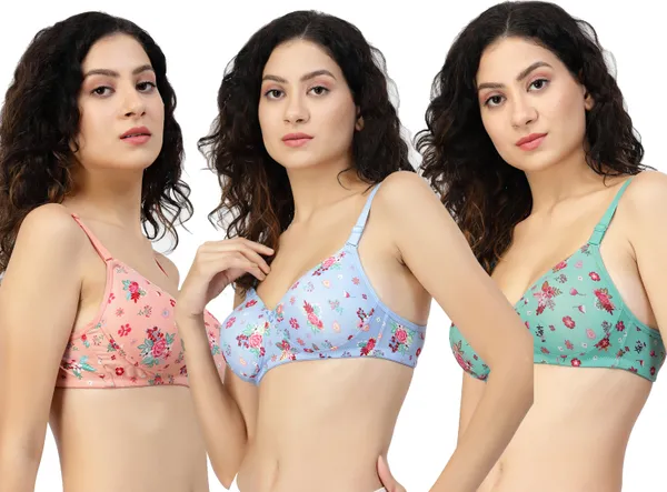 Green_&_Pink_&_Blue_Cotton_Blend_Everyday_Bra_for_Women_Pack_of_3