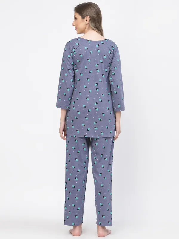 Blue_Printed__Cotton_Top_&_Pyjama_Set