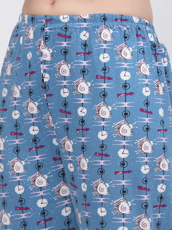 Blue_Printed__Cotton_Top_&_Pyjama_Set