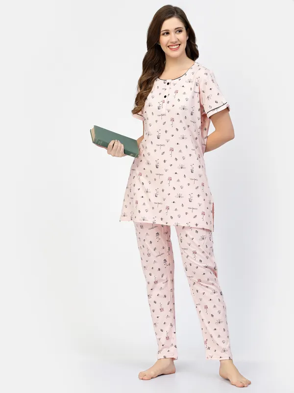 Pink_Printed__Cotton_Blend_Night_Suit_Set