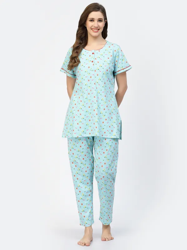 Sky_Blue_Printed__Cotton_Blend_Night_Suit_Set