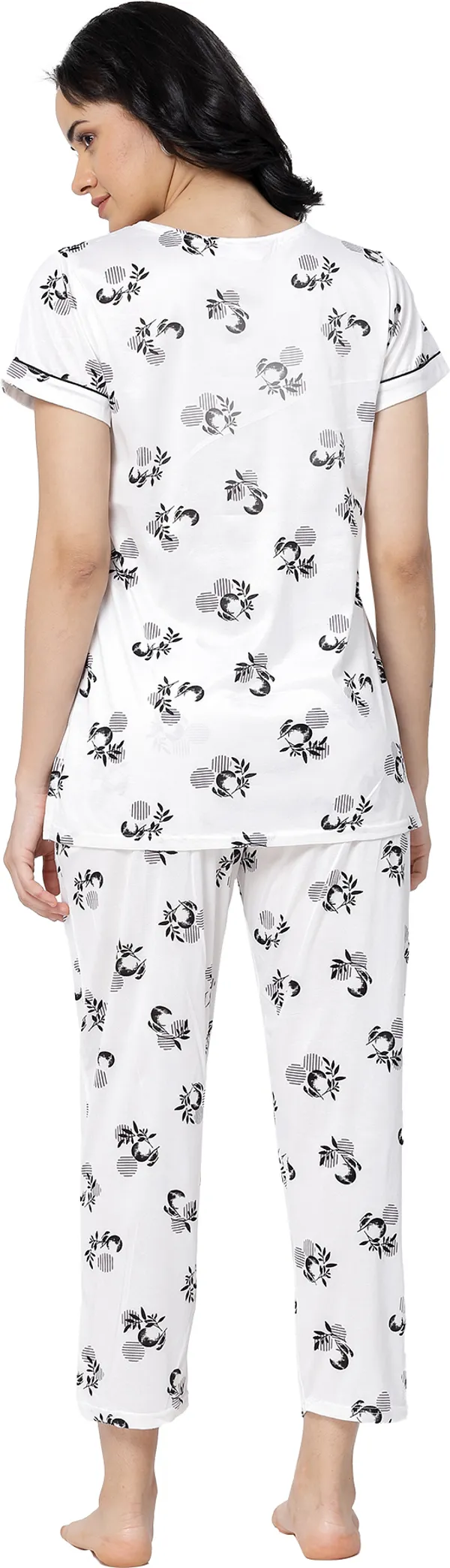 White_Printed__Lycra_Blend_Night_Suit_Set