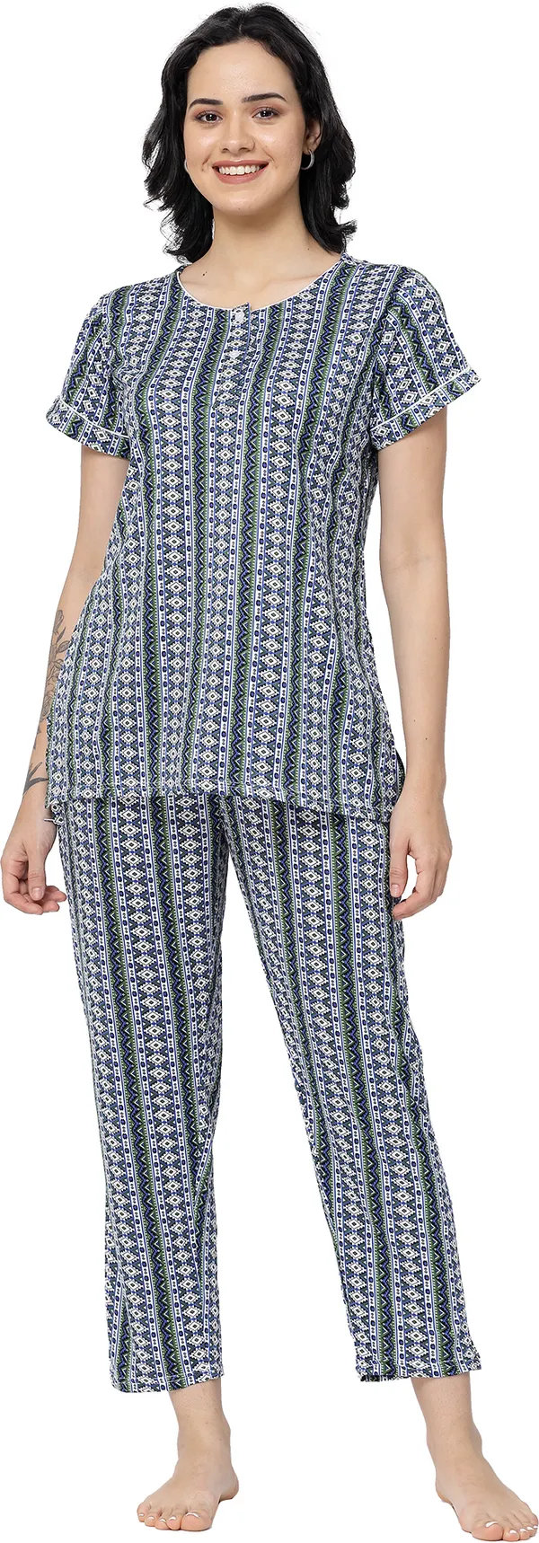 Blue_Printed__Lycra_Blend_Night_Suit_Set