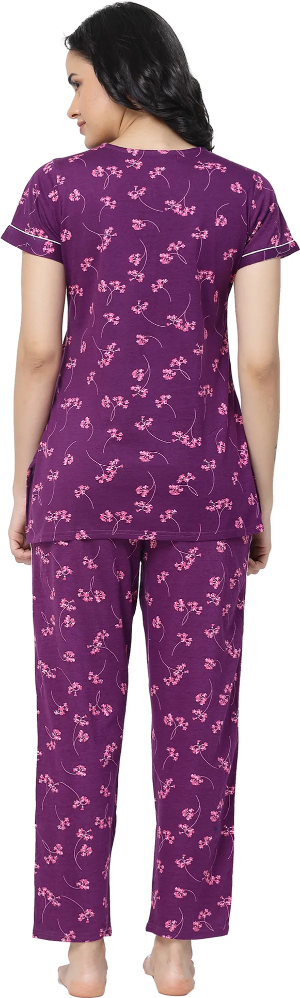 Purple_Printed__Cotton_Night_Suit_Set