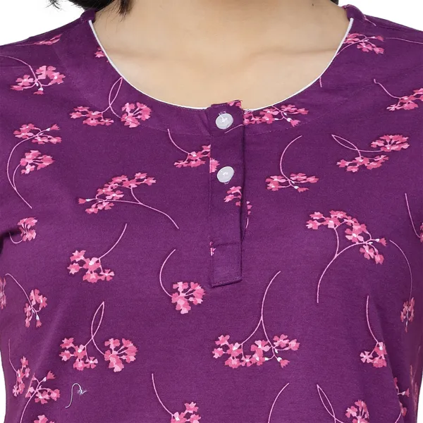 Purple_Printed__Cotton_Night_Suit_Set
