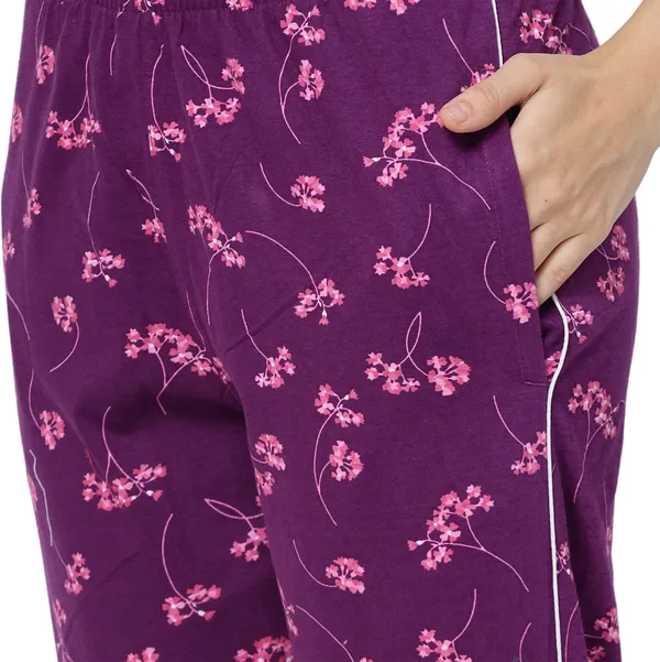 Purple_Printed__Cotton_Night_Suit_Set